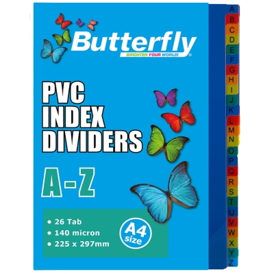 Divider A-Z  26 PVC