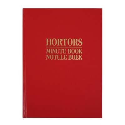 Hortors Minute Book