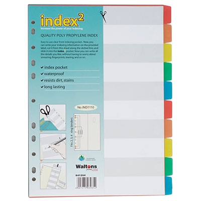 A4 Subject Dividers