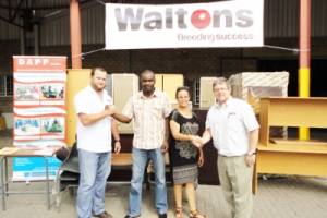 Waltons has donated furniture pieces to the Development Aid from People to People Namibia