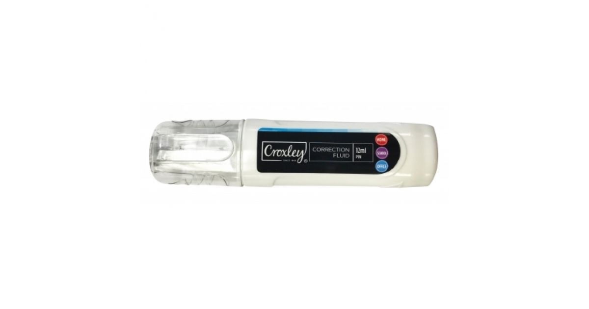 Croxley CORRECTION Pen Metal Tip 12ml (COR8012)*100079*