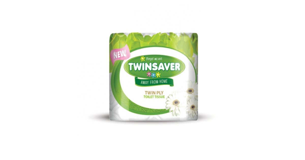 Twinsaver Toilet Paper Wrapped Single 2Ply 350 Sheets*103902*