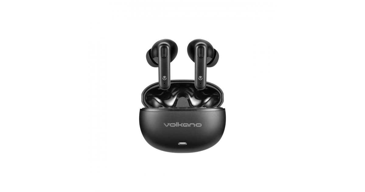 VOLKANO PULSE SERIES TWS BUDS + CHARGING CASE Black