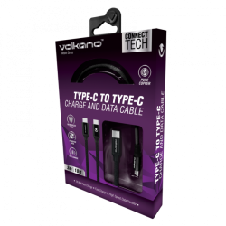 Volkano Weave Cable Micro USB Long 3m Black VK-20146-BK