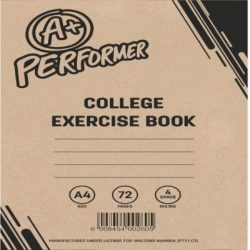 A+ Exercise BOOK A4 72pg 4Space *12687*
