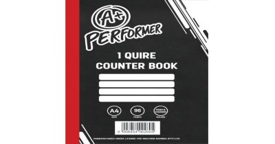 BOOK A4 96pg 1Quire Feint Ruled Hard Cover A+*204475*