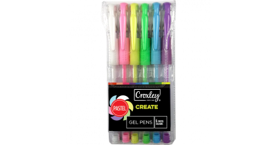 Croxley PEN Gel Pastel Asst Set6 (PEN9228)