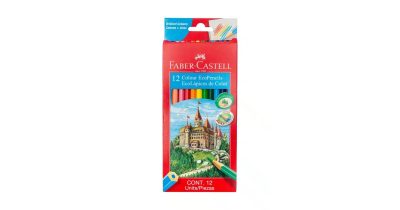Faber Castell COLOUR PENCILS Eco Pk12 (AHT120112AF)