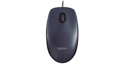 Logitech Wired Mouse M90 Black USB (910-007119)