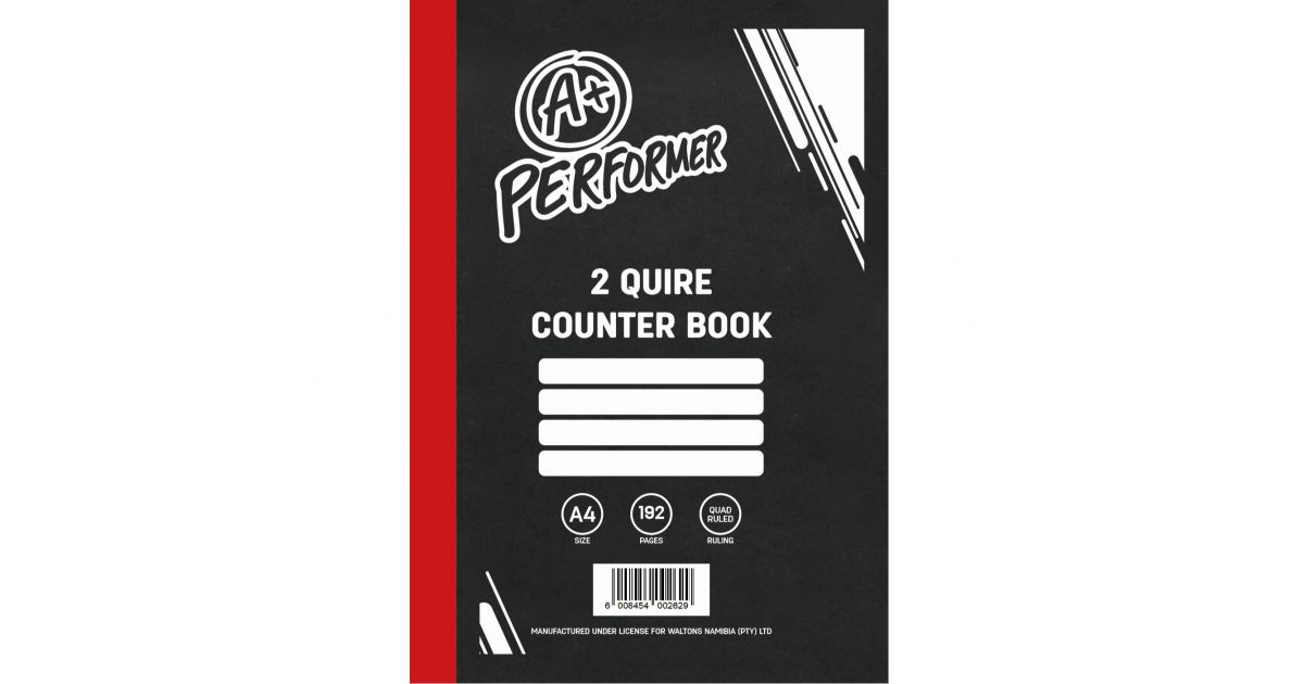 A+ Exercise BOOK A4 Hard Cover 192pg 2Quire Quad Ruled*204578*