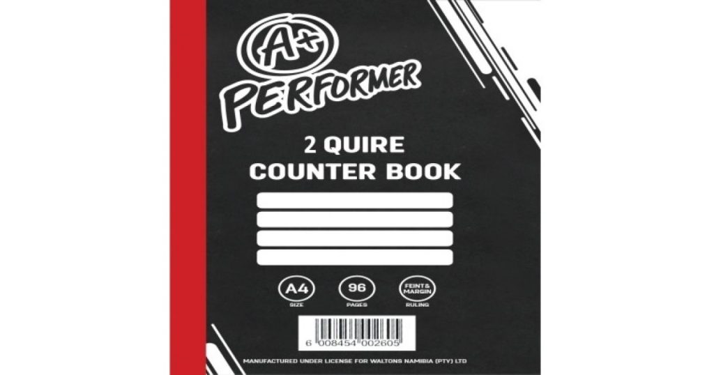 BOOK A4 192pg 2Quire Counter Feint & Margin Hard Cover A+*204495*