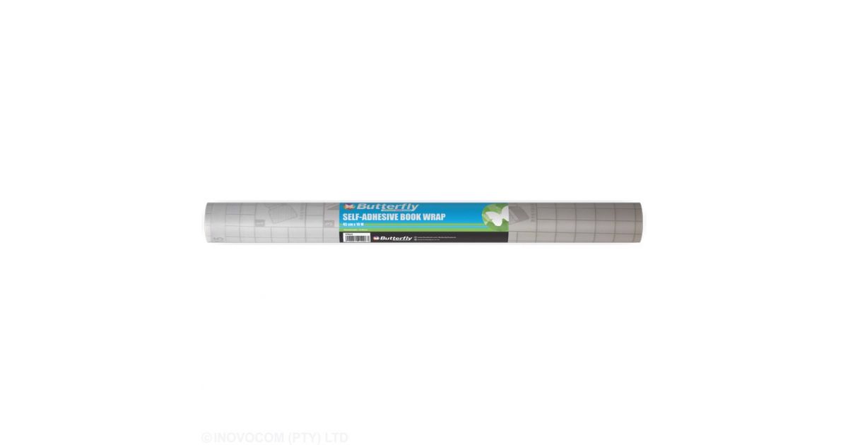Butterfly ADHESIVE ROLL Clear 10mX450mm 70mic (STA25)*34114*