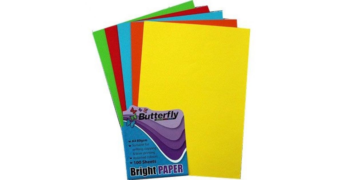 Butterfly PAPER A4 Project Bright Pk100 (SCH155B)