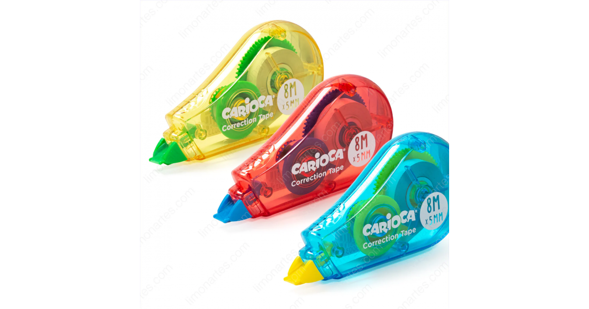 Carioca CORRECTION Tape 8mx5mm Pk3