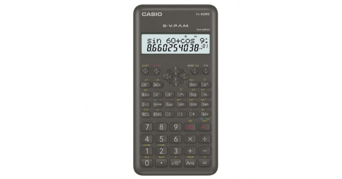 Casio CALCULATOR 10+2 Digit 2nd Edition (fx-82MS-2-S3)