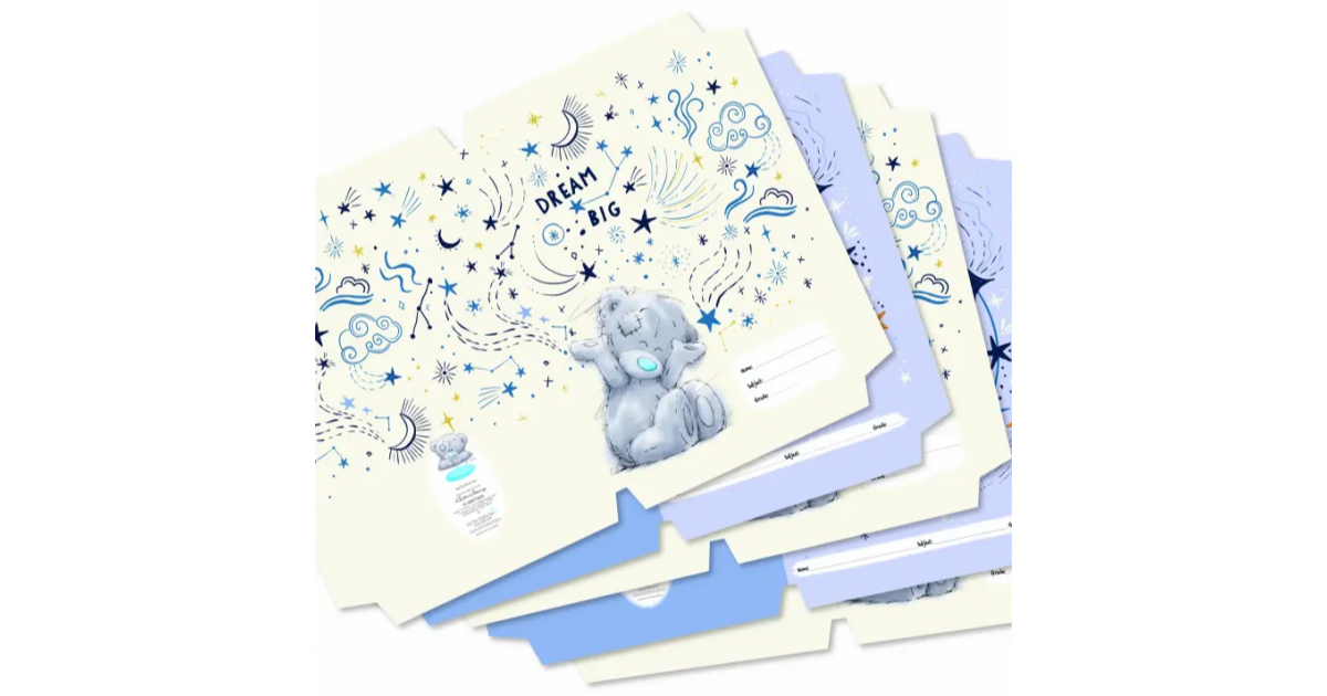 Creative BOOKCOVER A4 Tatty Teddy Pk5 (3283TT26)