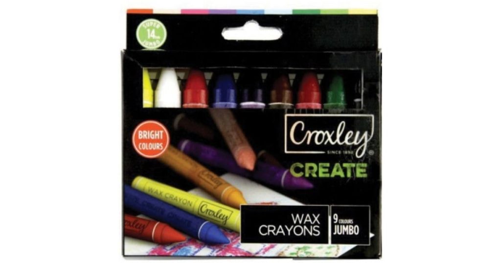 Croxley CRAYONS Jumbo Wax Asst Box9 (CRA1149)*100097*