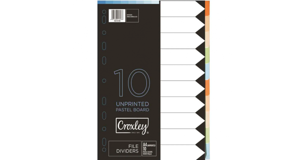 Croxley INDEX A4 Manilla 10-To-View (JD1478)