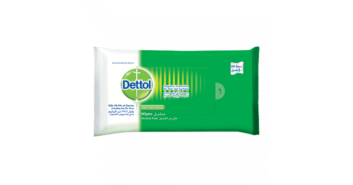 Dettol Wipes Original Pk40 (2048011564)