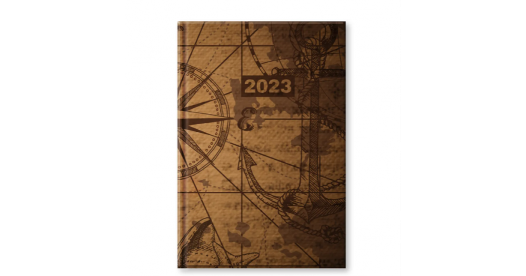 Diary 2025 A5 Page-A-Day Paint Strokes Des 3 (432905)