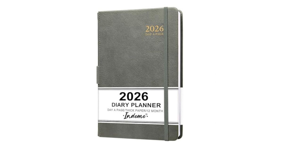 Diary 2026 A5 Page-A-Day Believe (SAD20) Hard Cover