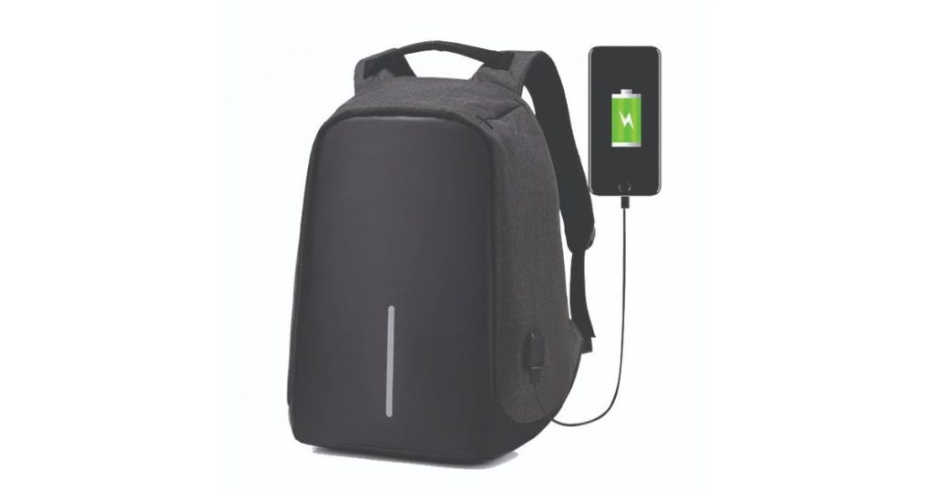 Kenton Anti-Theft Notebook Backpack 15.6" Black (A/STBBLACK)*100629*