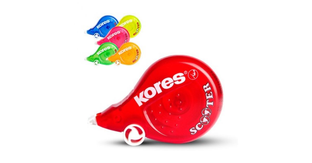 Kores CORRECTION TAPE Scooter 4.2X8m (84874)*941142*