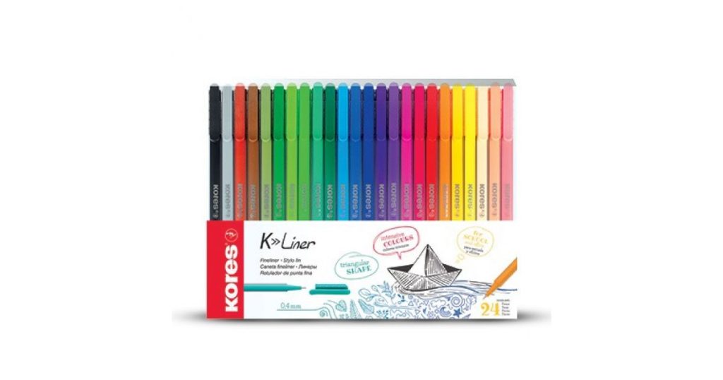 Kores K-Liner FINELINER Metal Tip 0.4mm Set24 (28124)*104688*