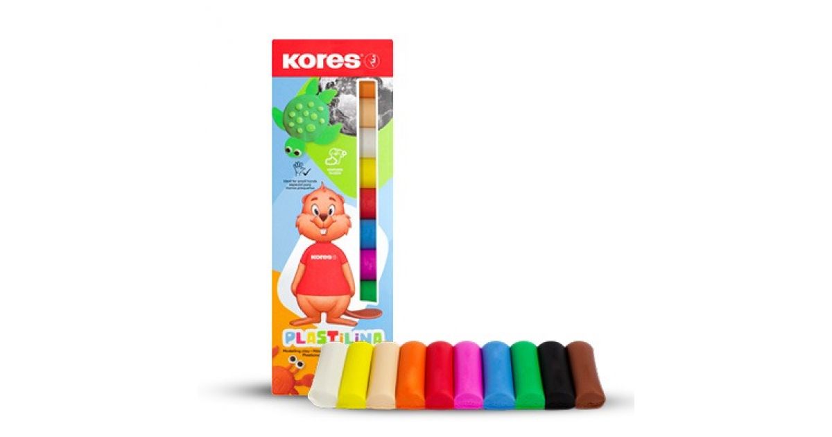 Kores MODELLING CLAY Bright Colours 200g (34010)*207190*
