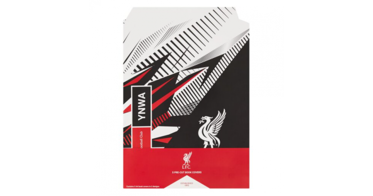 Liverpool BOOKCOVER A4 Pre-Cut Pk5