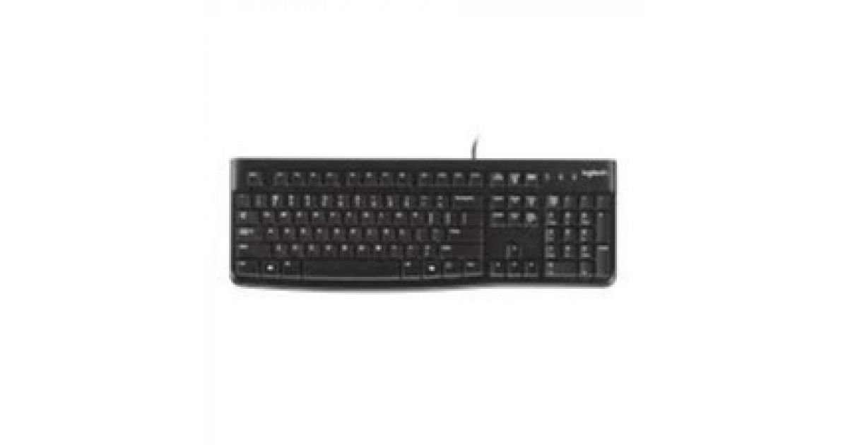 Logitech K120 Wired Keyboard USB Black