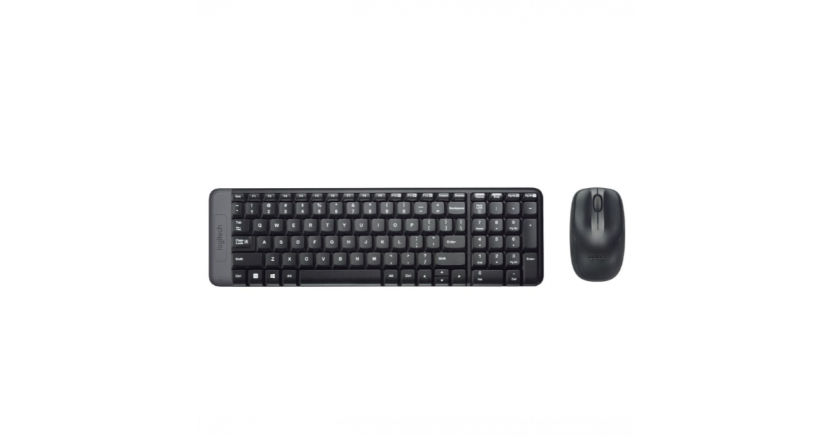 Logitech MK220 Compact Wireless Keyboard Mouse Desktop Set