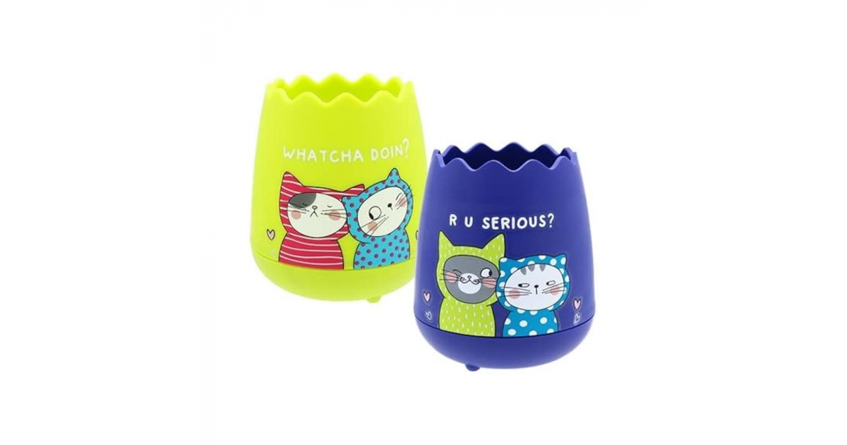 M&G Cats Pen Holder 95X105mm (984B3)