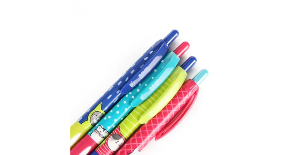 M&G Pen Cats BP Retract Premec Tip Blue Ink 0.5 Asst (888R8)