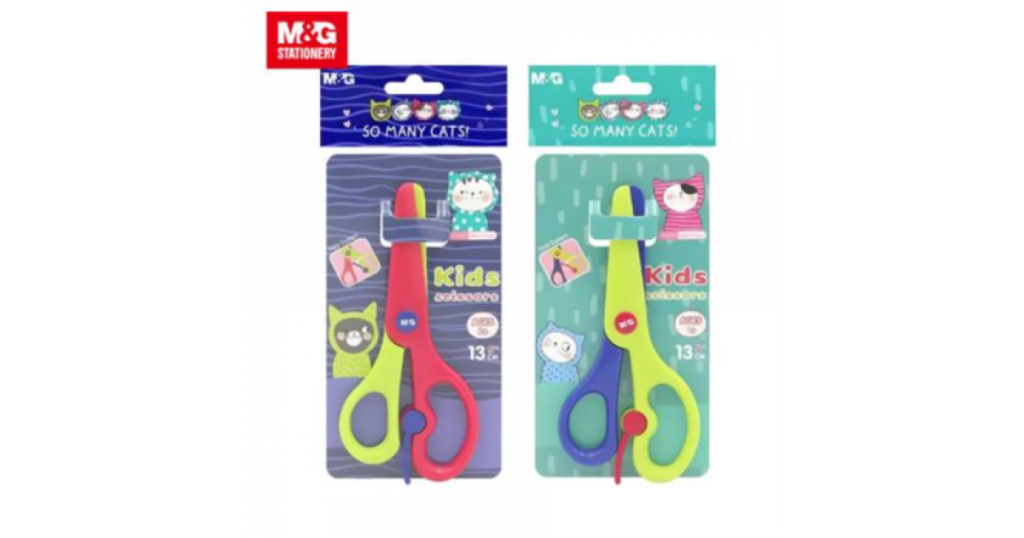 M&G Scissor Kids Cats 130mm (913D8)