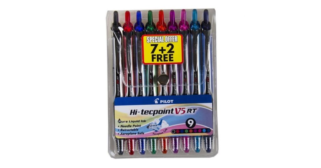 Pilot HI-TECPOINT V5 RT Pen Set9 0.5mm