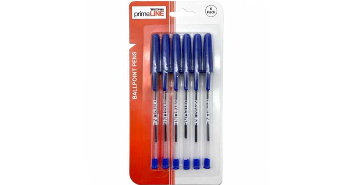 Primeline PEN Blue Ballpoint Set6 (302126)*100047*