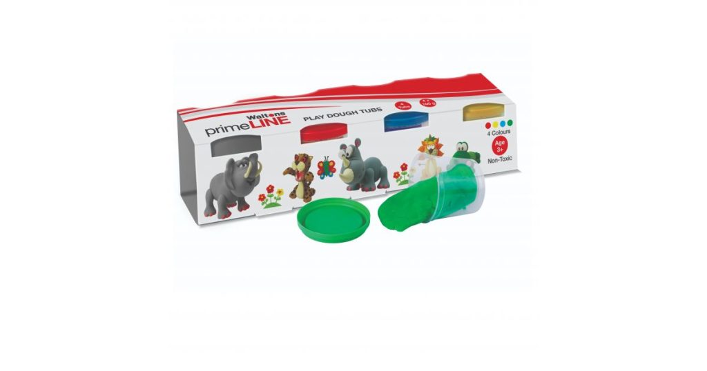 Primeline PLAY DOUGH Tubs Set4 400g*303609*