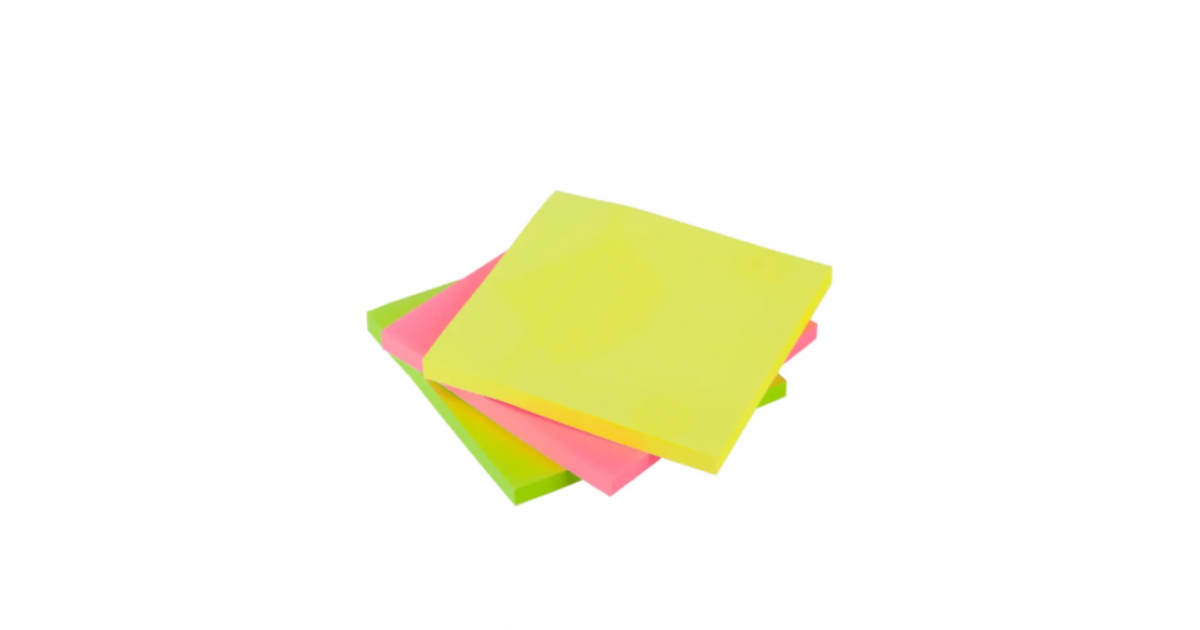 Primeline PRONOTI Note Neon 75X75 Pk3 (33004)