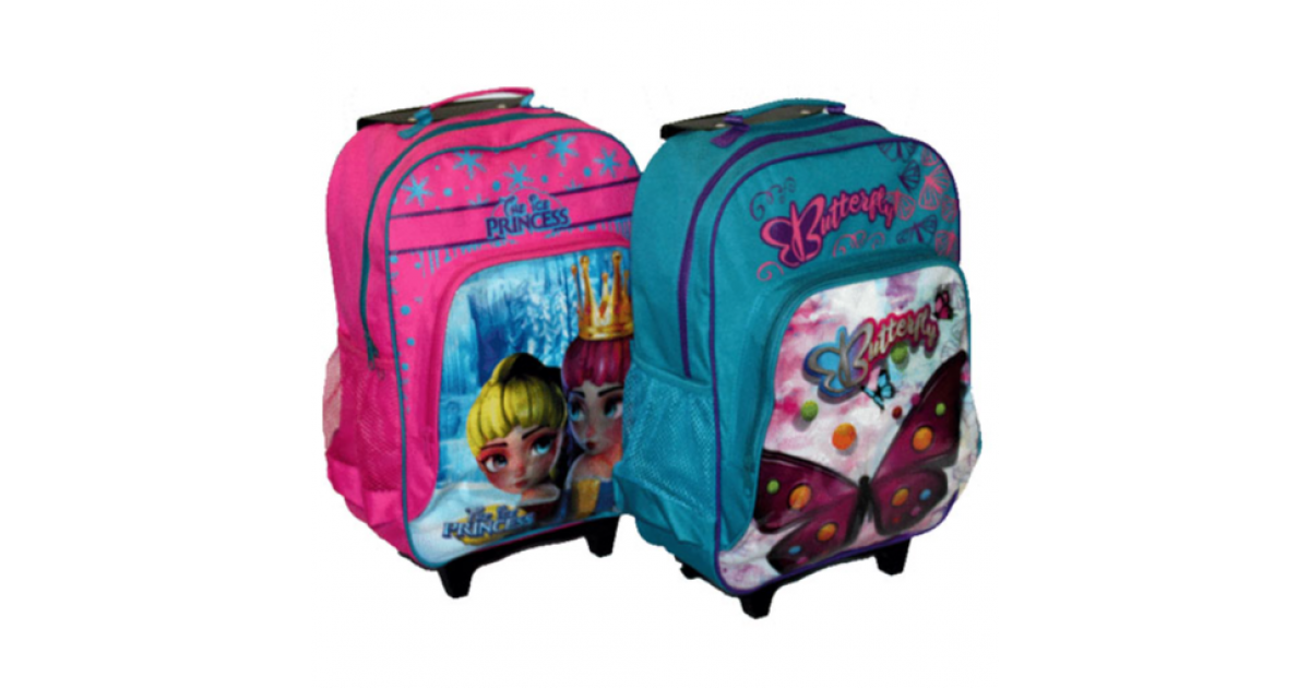 School Mate BACKPACK Large Trolley Girls Uni (S-577LT_UNI)