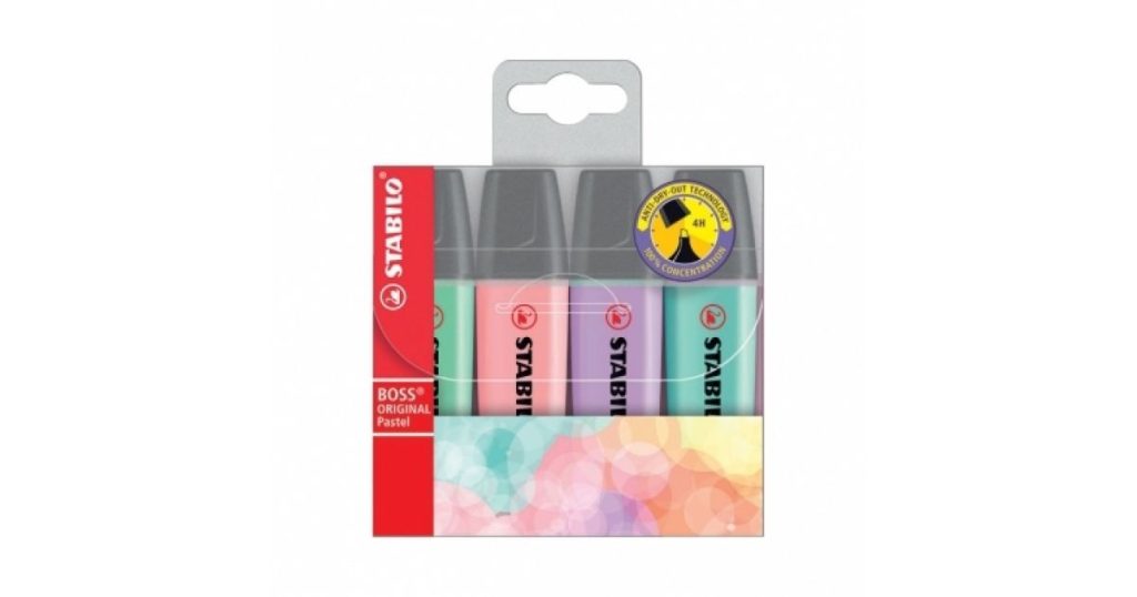 Stabilo HIGHLIGHTER Boss Pastel Set4*444272*