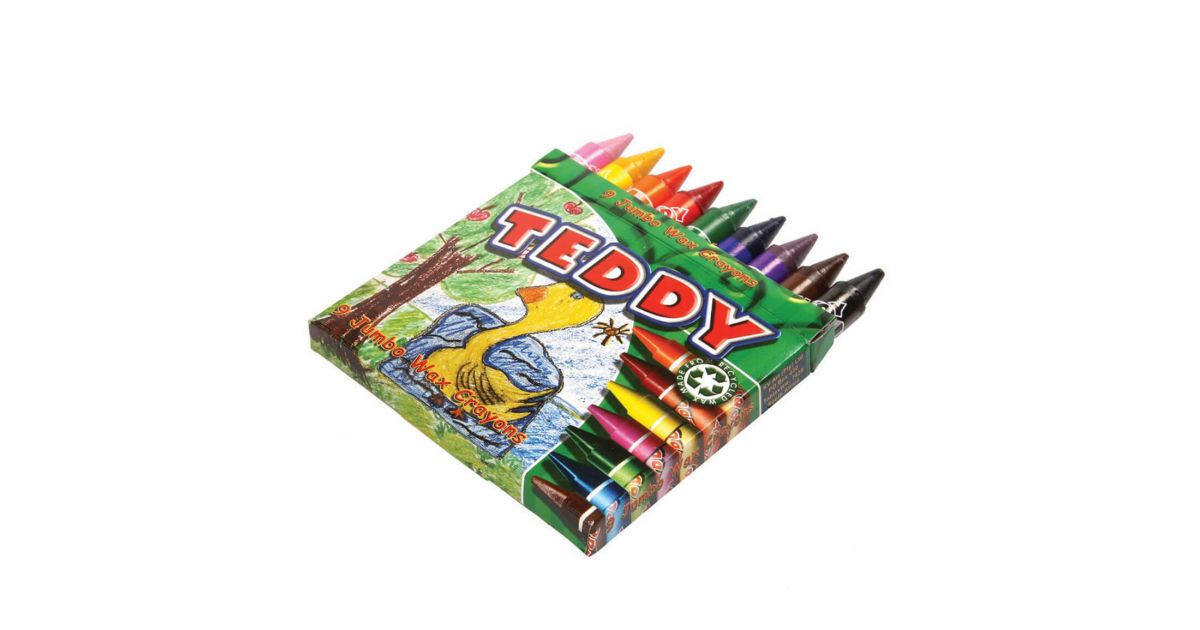 Teddy CRAYONS Jumbo Wax C9 (TED-C9 80)*14778*