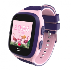 Volkano Kids Watch with Tracking, Video Calling, 4G & GPS - Find Me Series - Pink
