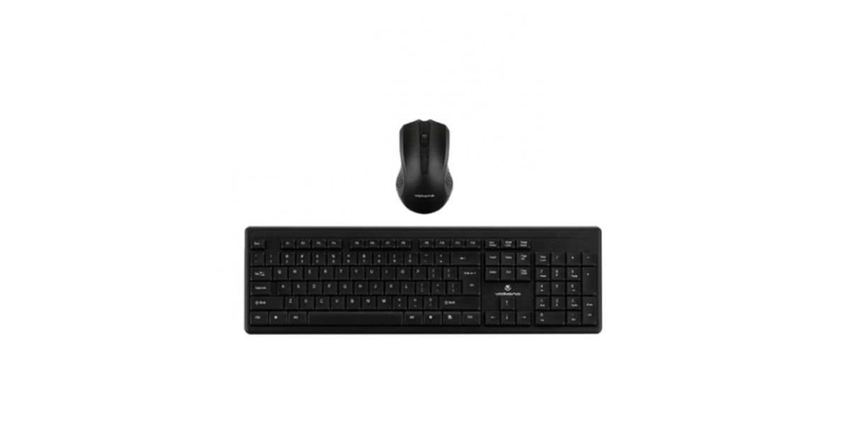 Volkano Krypton Wireless Keyboard & Mouse Black VK-20123-BK*100260*
