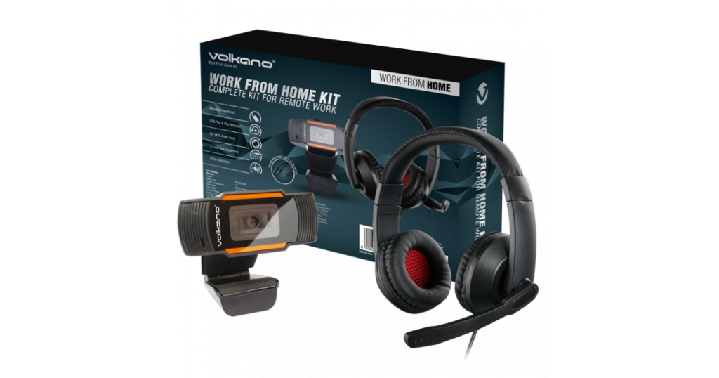 Volkano Learn From Home Kit for Remote Learning Black VK-651