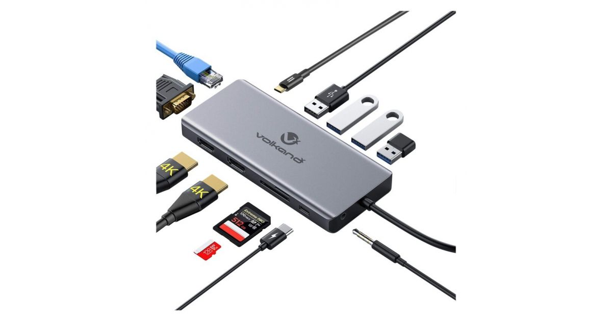 VolkanoX Core Multi Duo 13-in-1 Type-C Hub