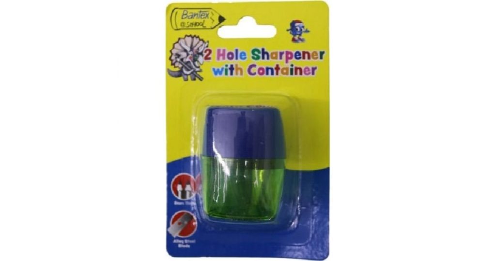 Bantex SHARPENER Two Hole With Container (BKR970973)