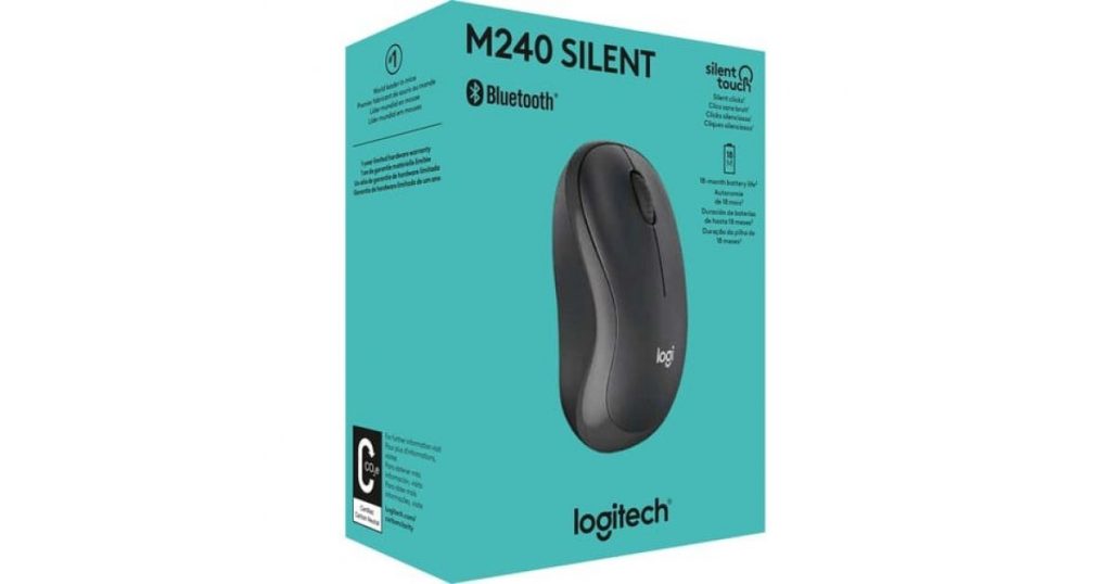 Logitech M240 Silent Bluetooth Mouse (910-007119)