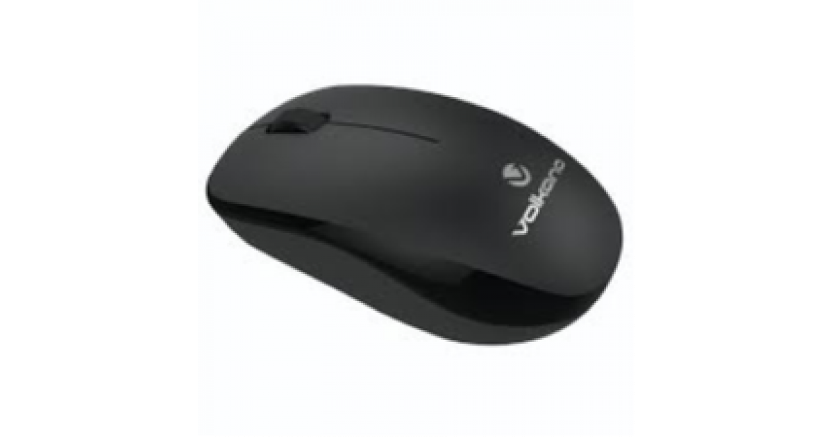 Volkano Crystal Wireless Mouse Black (VK-20126-BK)*102027*