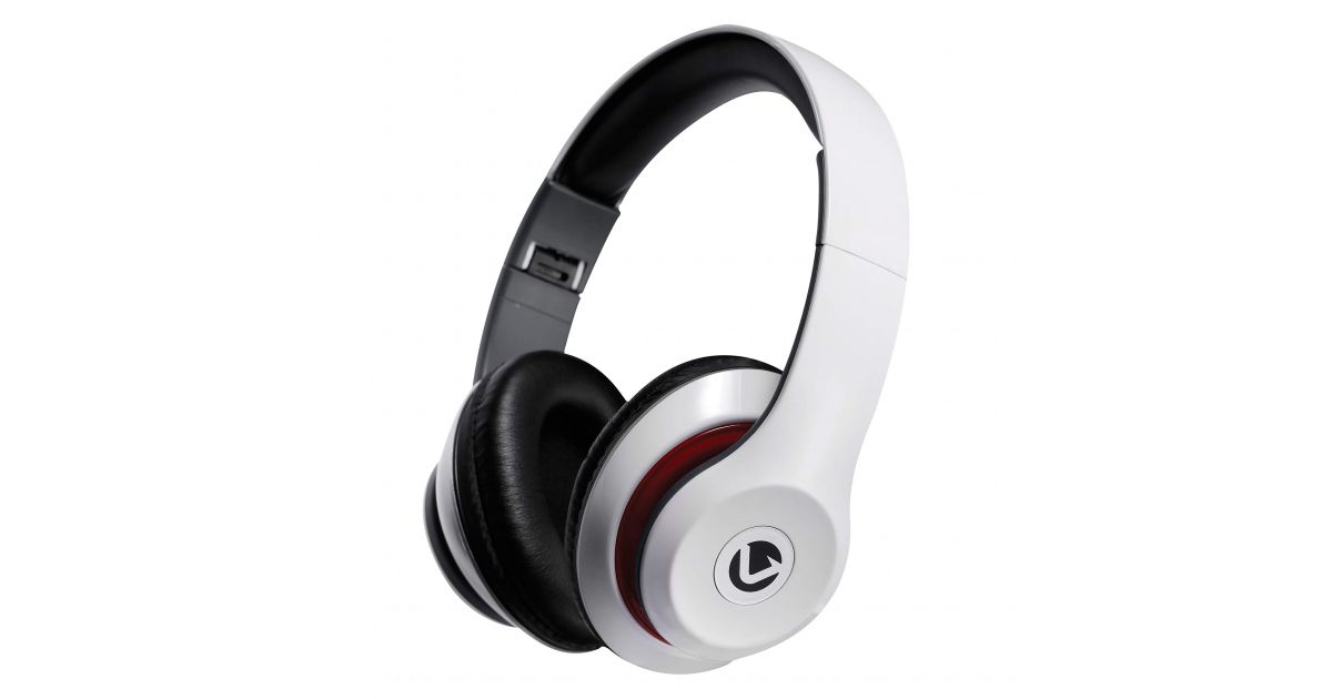 Volkano Falcon Headphones Aux White/Black/Red*19123*